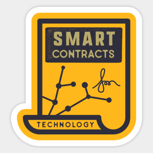 Smart Contract Technology Sticker